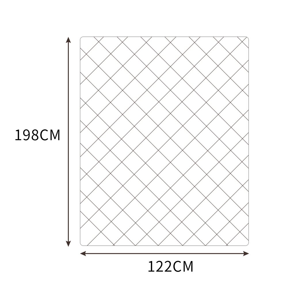 DreamZ 9KG Anti Anxiety Weighted Blanket in grey, showcasing its soft texture and removable duvet cover.