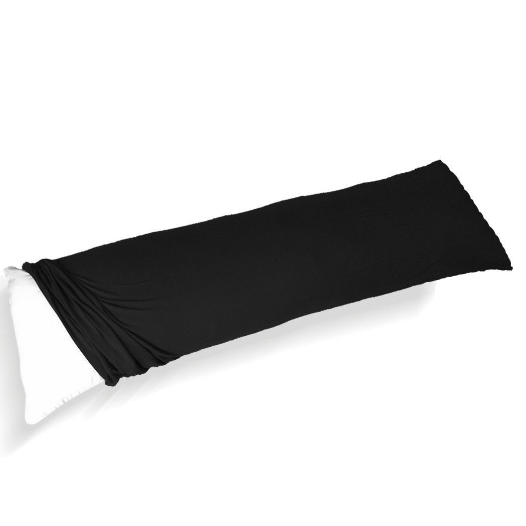 DreamZ Body Full Long Pillow in luxurious cotton, designed for maternity and pregnancy support, featuring a removable zip-off cover.