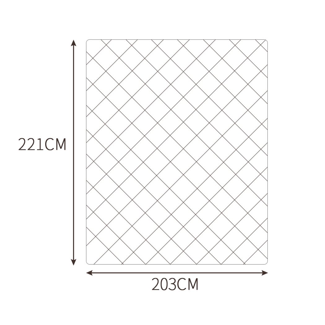 DreamZ Weighted Blanket in blue, featuring dual covers made of polyester and cotton, designed for deep relaxation and comfort.