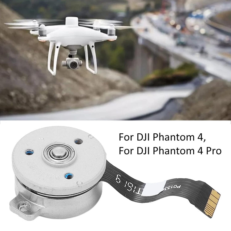 Drone Gimbal Motor R-axis Motor designed for DJI Phantom 4 Pro, showcasing its metal construction and compatibility features.