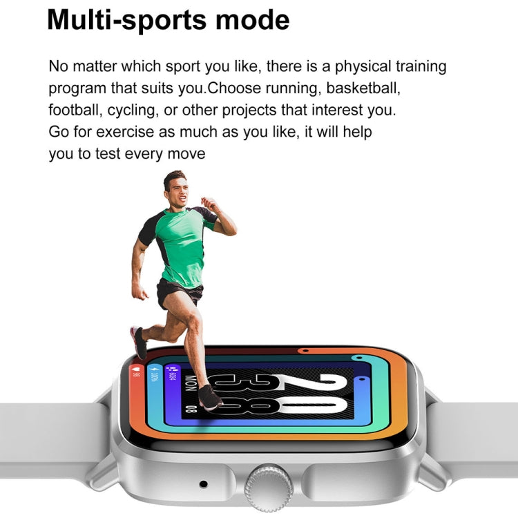 DT102 Bluetooth Call Watch with heart rate and blood oxygen monitoring features, showcasing a 1.9-inch color screen.