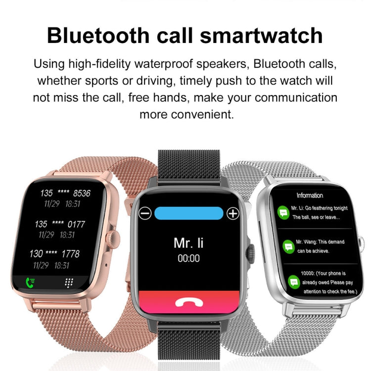 DT102 Bluetooth Call Watch with heart rate and blood oxygen monitoring features, showcasing a 1.9-inch color screen.