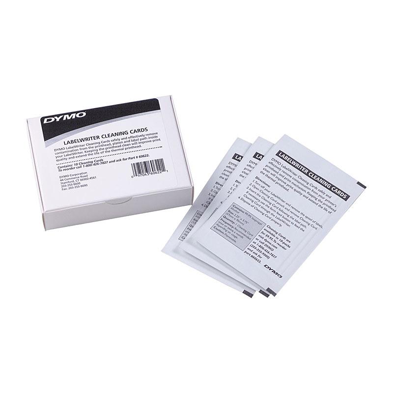 DYMO Print Head Cleaning Kit with cleaning swabs and solution for maintaining label printer performance.