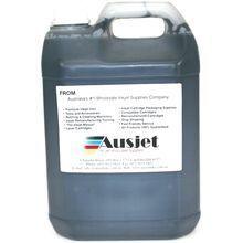 5-liter bottle of Sensient Yellow Pigment Ink, ideal for professional ink cartridge refilling.