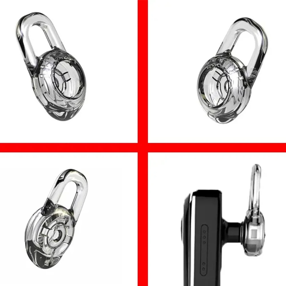 Earpiece Bluetooth Wireless Handsfree Driving Headset with adjustable earbud and microphone, designed for comfort and clarity during calls.