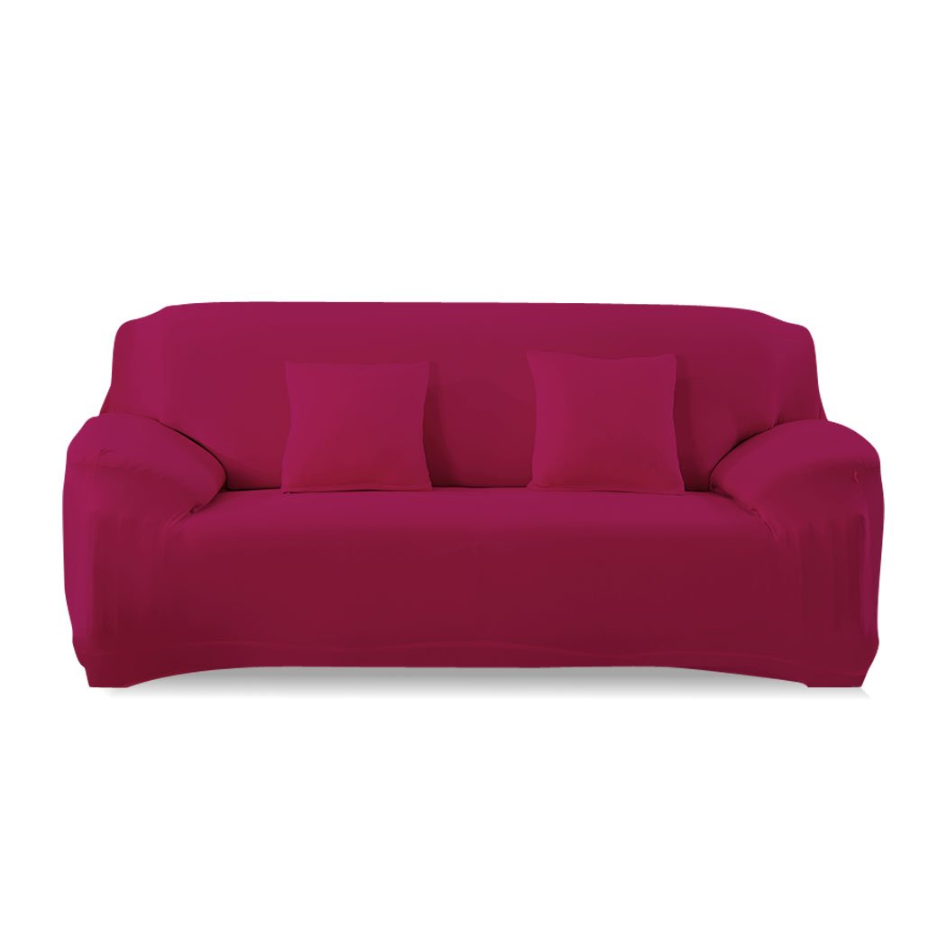 Easy Fit Stretch Couch Sofa Slipcover for 2 Seater, showcasing its stretchable fabric and protective design.