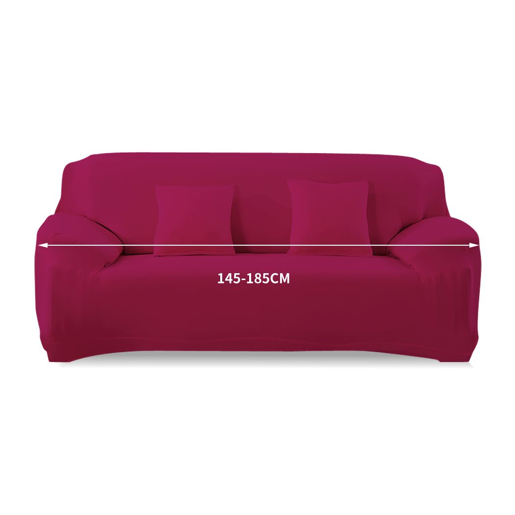 Easy Fit Stretch Couch Sofa Slipcover for 2 Seater, showcasing its stretchable fabric and protective design.
