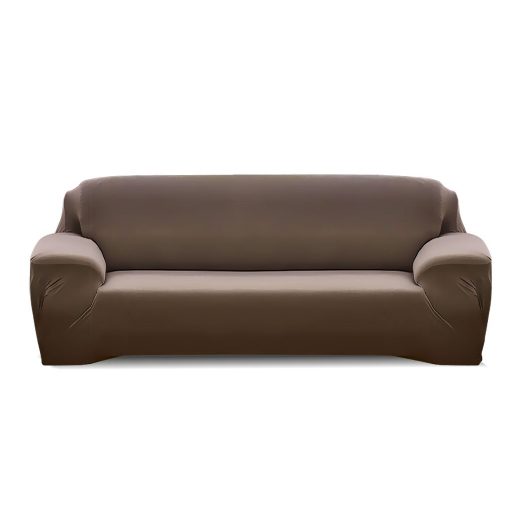 Easy Fit Stretch Couch Sofa Slipcover for 3 Seater, showcasing its stretchable fabric and elegant design.