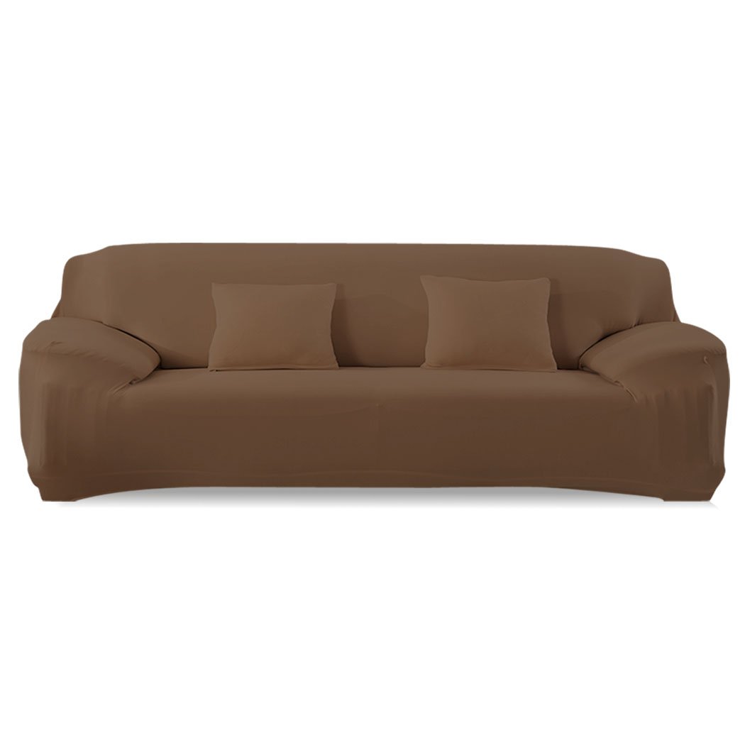 Easy Fit Stretch Couch Sofa Slipcover for 3 Seater, showcasing its stretchable fabric and elegant design.