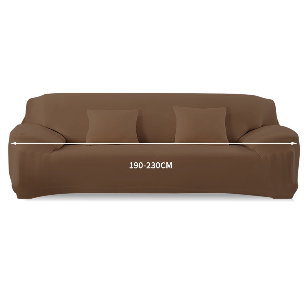 Easy Fit Stretch Couch Sofa Slipcover for 3 Seater, showcasing its stretchable fabric and elegant design.