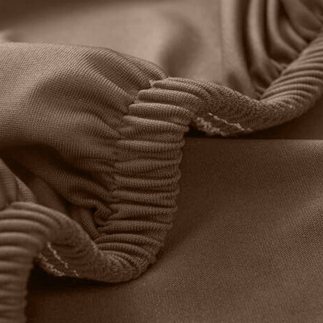 Easy Fit Stretch Couch Sofa Slipcover for 3 Seater, showcasing its stretchable fabric and elegant design.