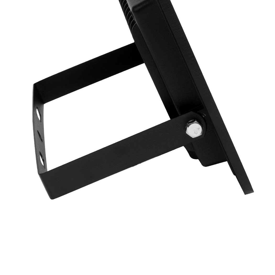 Emitto LED Flood Light 50W with adjustable frame and tempered glass, designed for outdoor use.