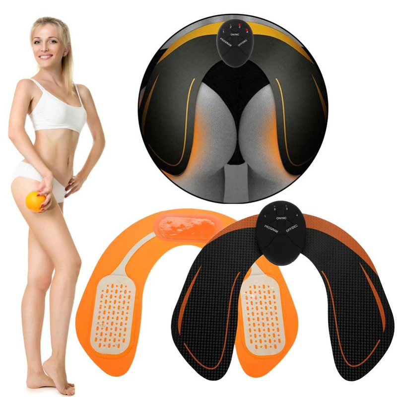 EMS Abdominal Muscle Toning Trainer with gel pads for effective muscle stimulation and toning.