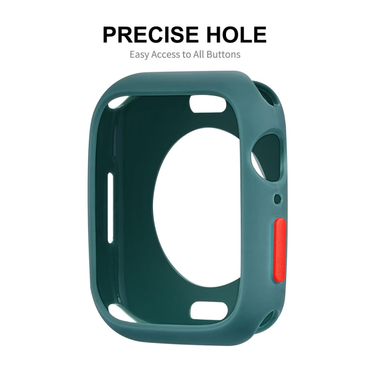 ENKAY TPU Case and PET Screen Protector for Apple Watch, showcasing full coverage design and lightweight material.