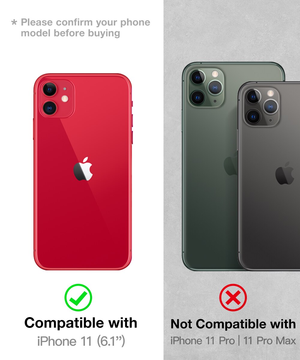 Epoch Series Case for iPhone 11 showcasing full-body drop protection and built-in screen protector in a sleek design.