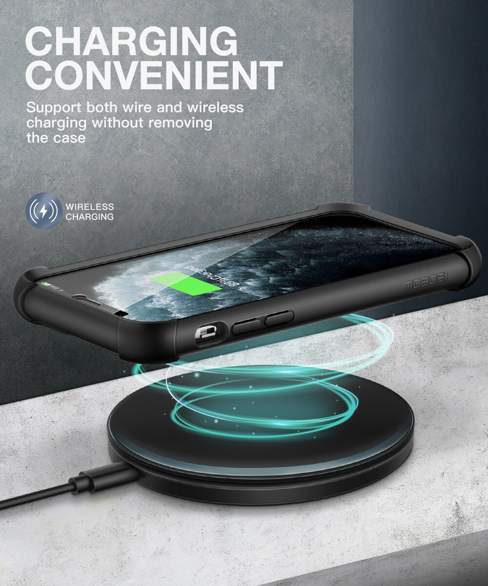 Epoch Series Case for iPhone 11 showcasing full-body drop protection and built-in screen protector in a sleek design.