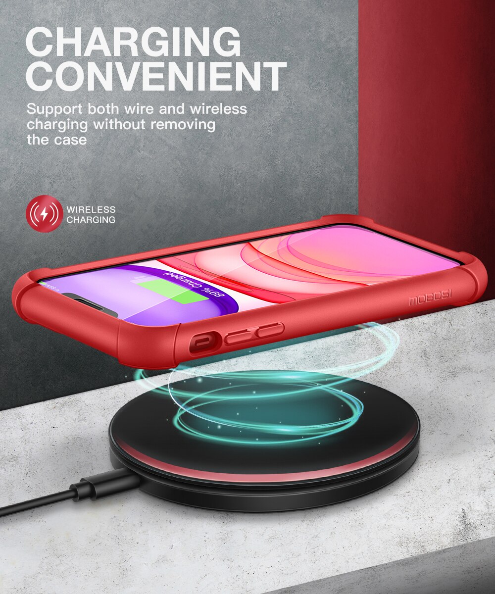 Epoch Series Case for iPhone 11 showcasing full-body drop protection and built-in screen protector in a sleek design.