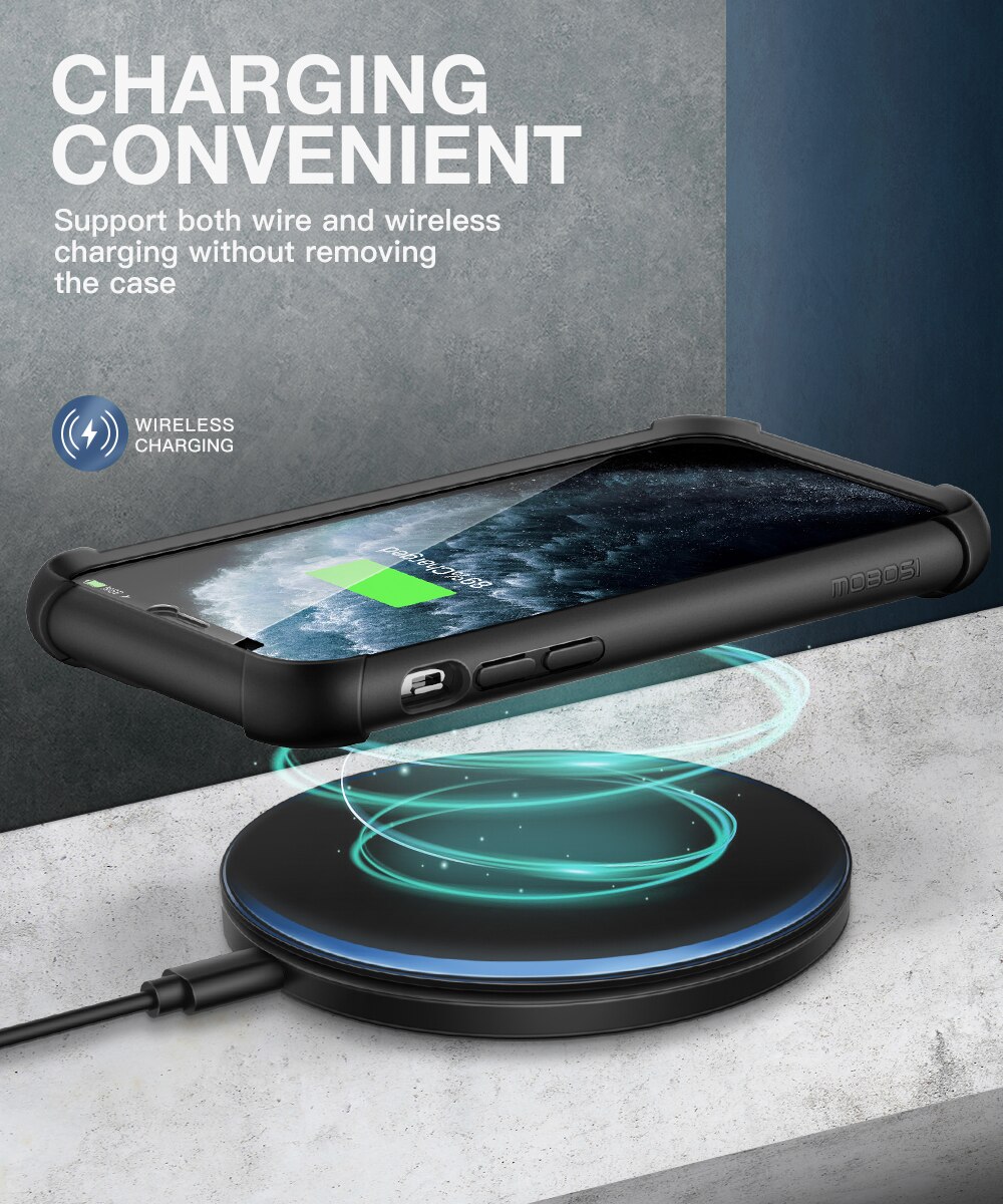 Epoch Series Case for iPhone 11 showcasing full-body drop protection and built-in screen protector in a sleek design.