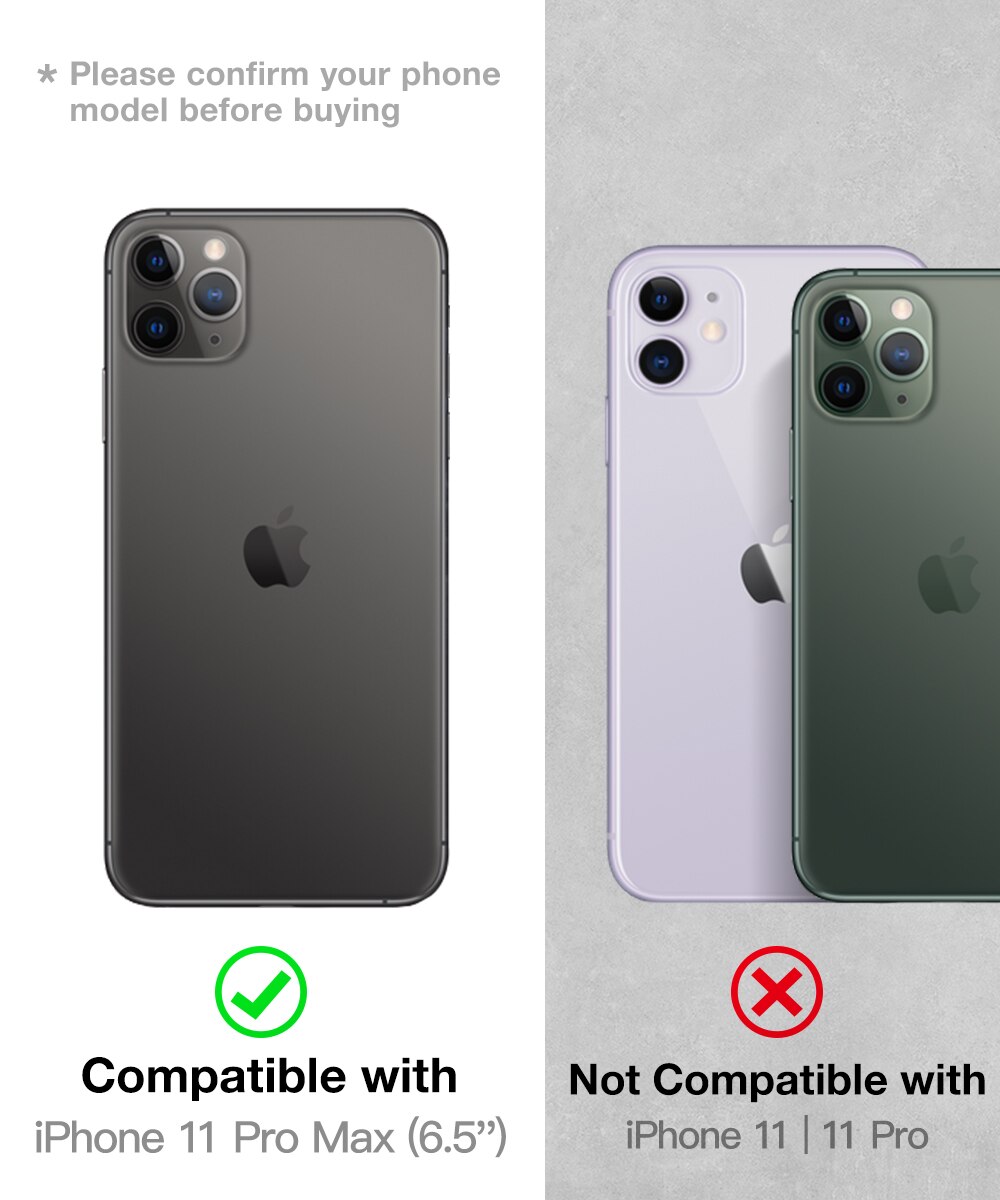 Epoch Series Case for iPhone 11 showcasing full-body drop protection and built-in screen protector in a sleek design.