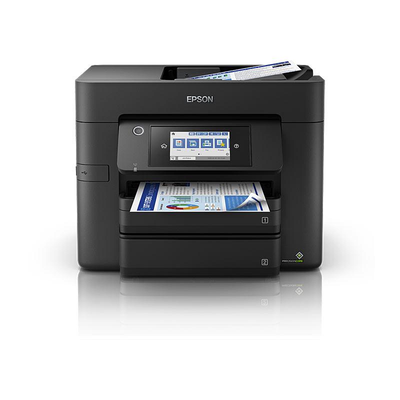 EPSON WF4835 Inkjet MFP showcasing its sleek design and multifunction capabilities.