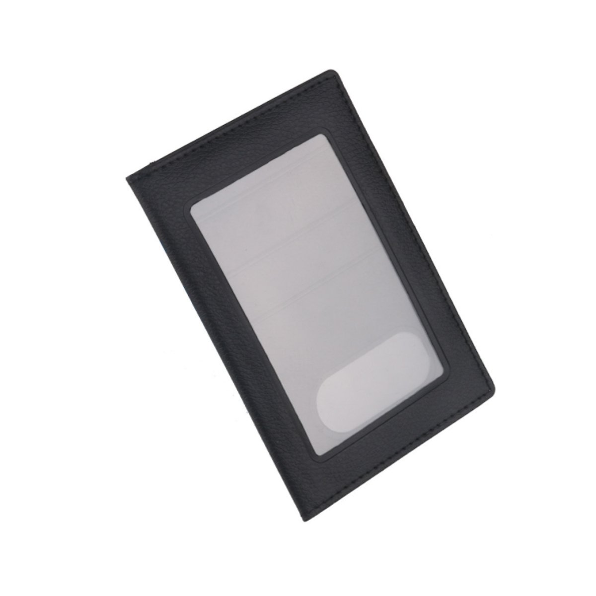 Essential 2 In 1 Vaccination Card and ID Card Holder, showcasing its sleek design and dual compartments for vaccination and ID cards.