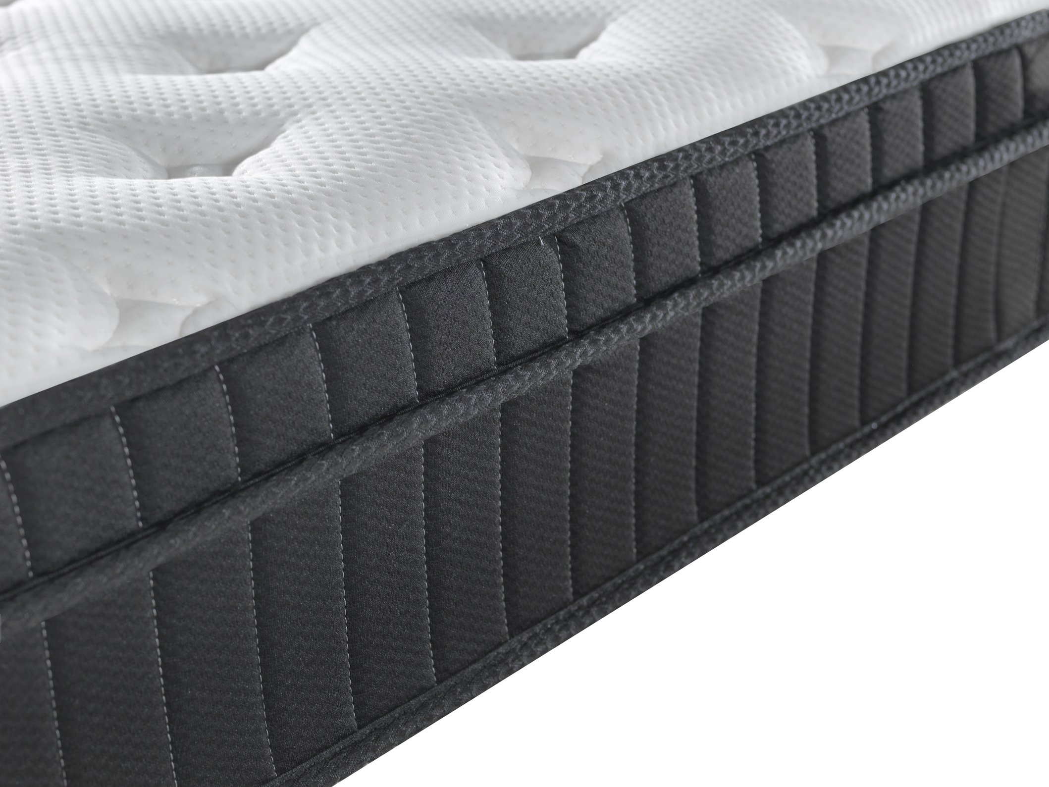 Euro Top Knit Multi-Zone Spring Mattress in King size, featuring a plush cotton knit Euro Top and a durable coil system for optimal support.
