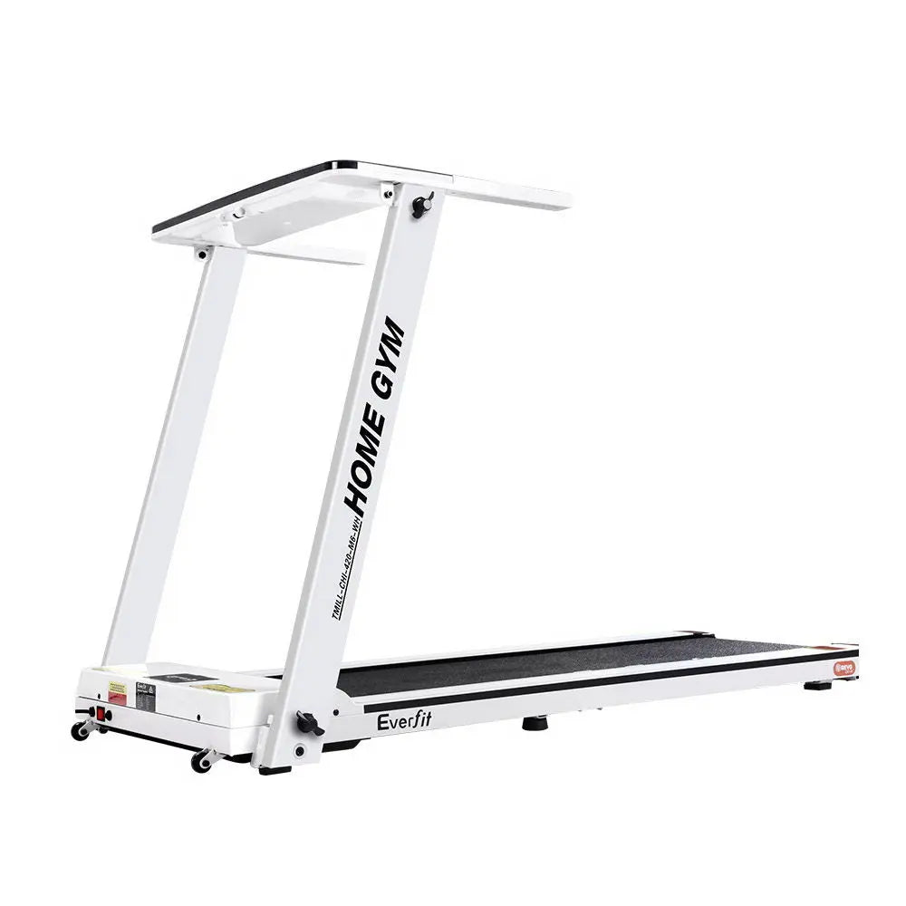 Everfit Electric Treadmill featuring a sturdy design, digital display, and foldable feature for home gym use.