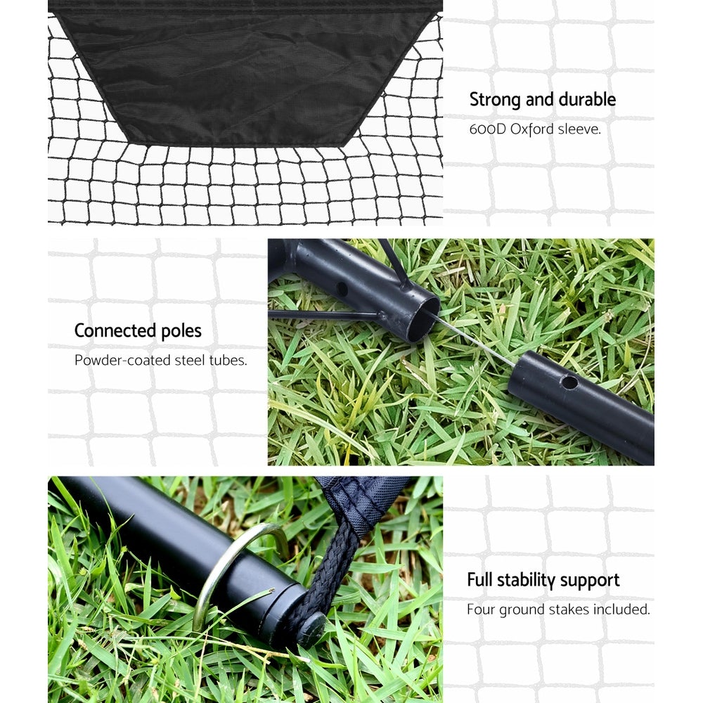 Everfit Portable Soccer Rebounder Net with sturdy frame and high-density net for soccer training.