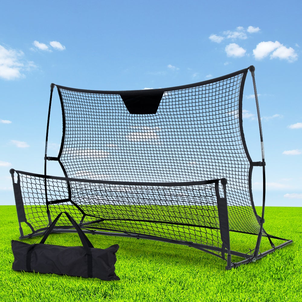 Everfit Portable Soccer Rebounder Net with sturdy frame and high-density net for soccer training.