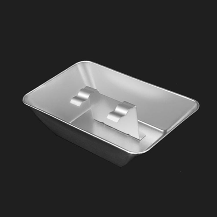 F025 Stainless Steel Plastic Range Hood Oil Cup, durable and easy to clean, designed for efficient oil collection in kitchens.