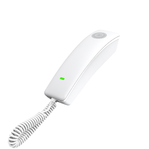 Fanvil H2U Compact IP Phone with HD audio, featuring 2 SIP lines and speed dial keys, suitable for desk or wall mounting.