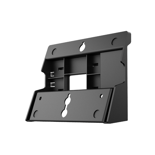 FANVIL Wall Mount Bracket WB102 securely holding Fanvil X4SG, X4U, X5U, and X6U models on a wall.