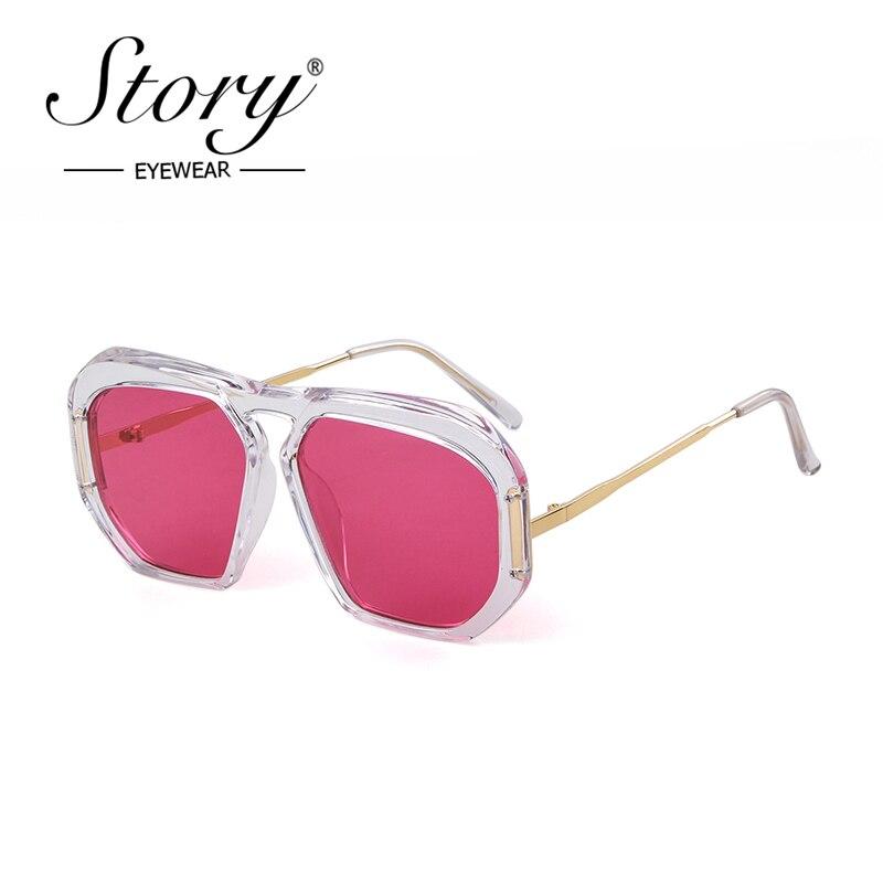 Fashion square sunglasses for men and women with a black frame, featuring gradient and mirror lenses, perfect for summer wear.