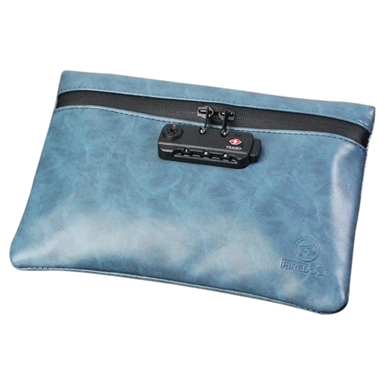 FIREDOG CL93 Portable Tobacco Deodorant Bag with Combination Lock, showcasing its durable design and spacious interior.