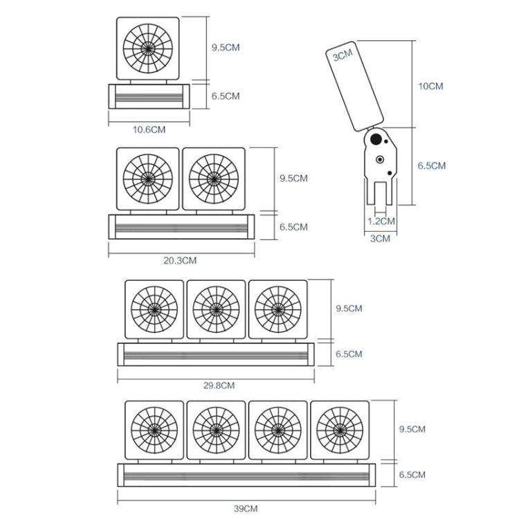 Fish Tank Cooling Fan designed for silent operation and effective cooling in aquariums, featuring adjustable wind speeds and durable construction.