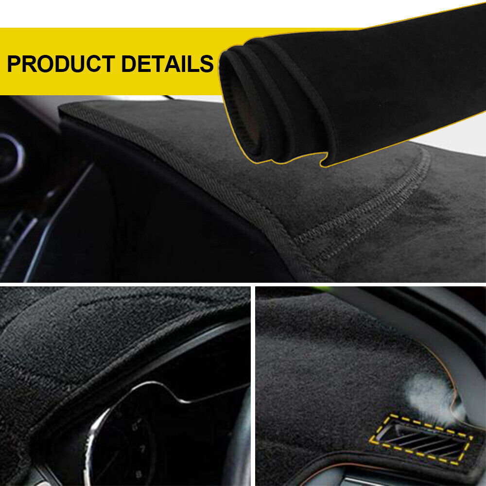 Dashboard pad cover for 2007-2014 Chevy Silverado, Tahoe, and Suburban, made from high-quality polyester material.