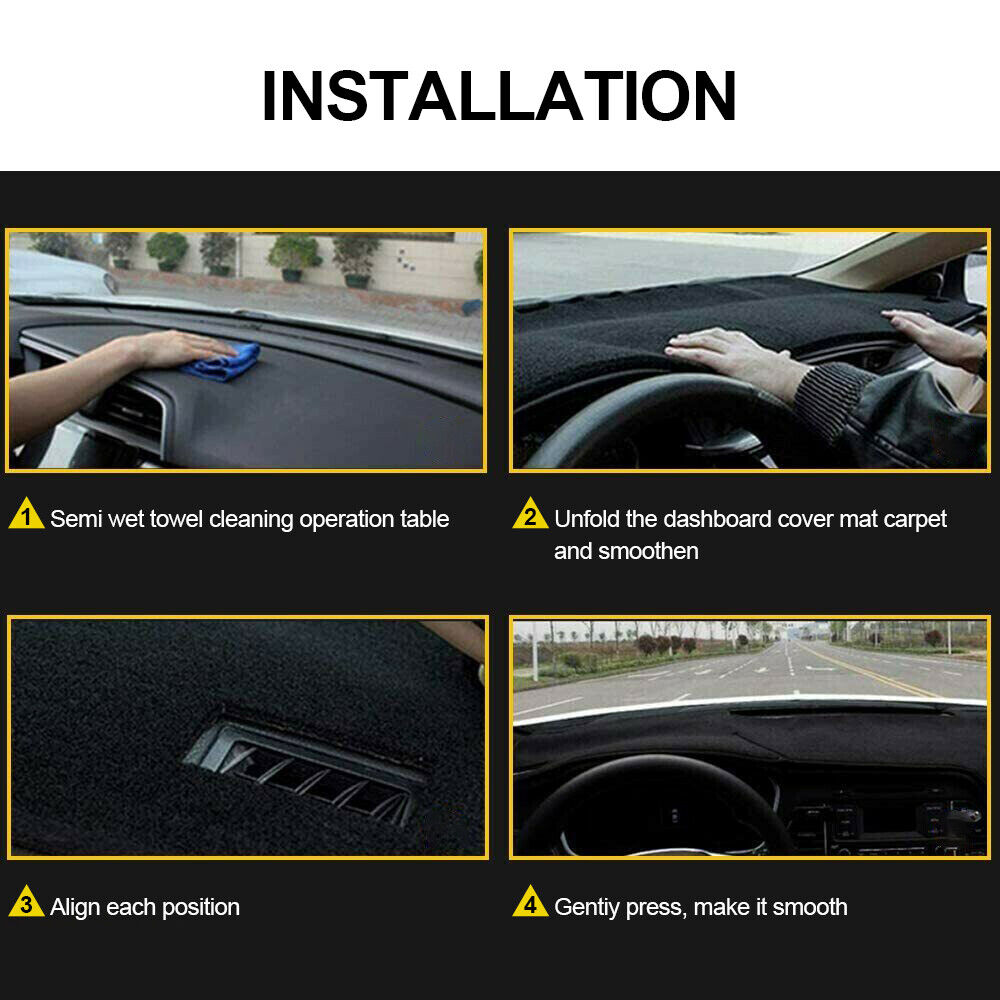 Dashboard pad cover for 2007-2014 Chevy Silverado, Tahoe, and Suburban, made from high-quality polyester material.