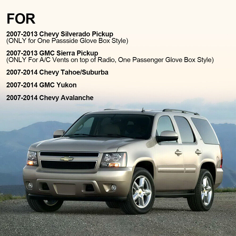 Dashboard pad cover for 2007-2014 Chevy Silverado, Tahoe, and Suburban, made from high-quality polyester material.