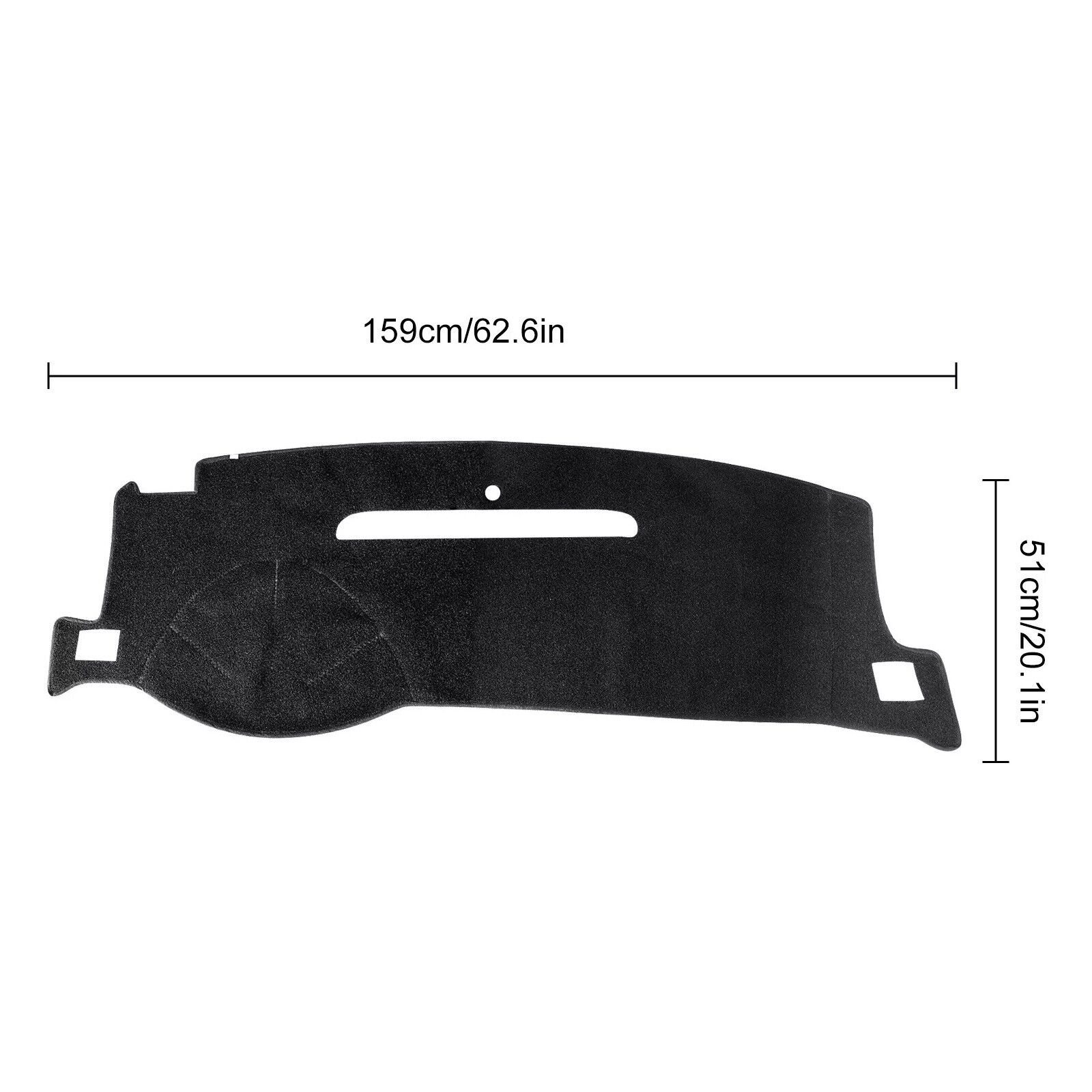 Dashboard pad cover for 2007-2014 Chevy Silverado, Tahoe, and Suburban, made from high-quality polyester material.