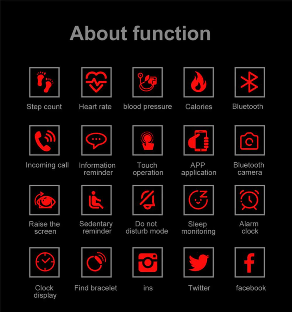 Fitness Smart Watch Activity Tracker with heart rate and oxygen monitoring features, designed for both men and women, showcasing a sleek touch screen.