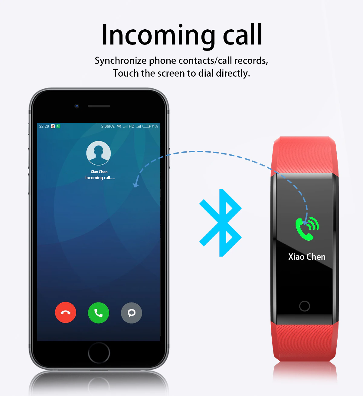 Fitness Smart Watch Activity Tracker with heart rate and oxygen monitoring features, designed for both men and women, showcasing a sleek touch screen.