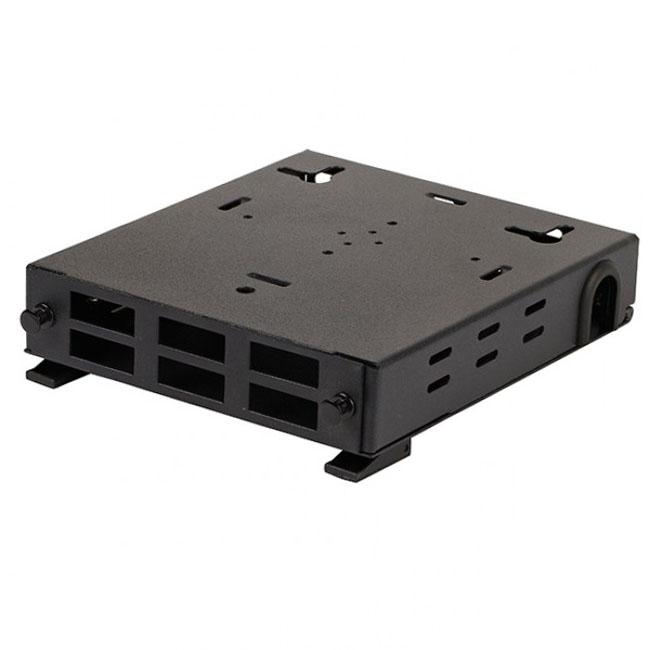 FOBOT SC 6 Port Wall Mount Fibre Optic Patch Panel showcasing its compact design and multiple connector options.