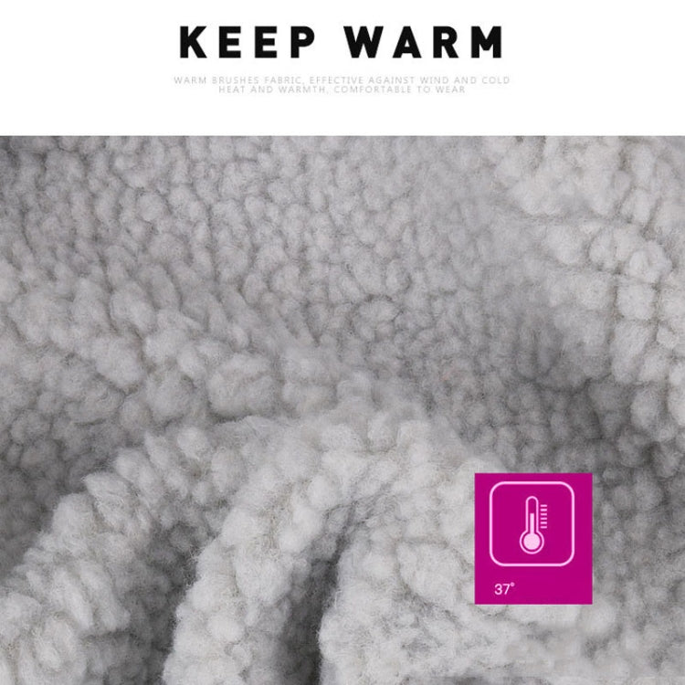 Foldable warm lamb down thickened windproof duck tongue hat in tweed fabric, featuring a double-folded brim and adjustable ear protection.