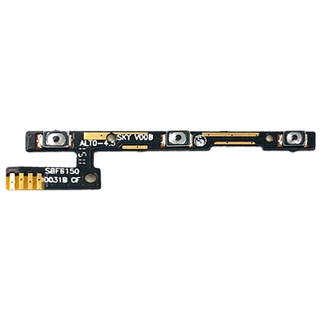 Replacement flex cable for Alcatel One Touch POP 2 OT5042, featuring power and volume buttons.