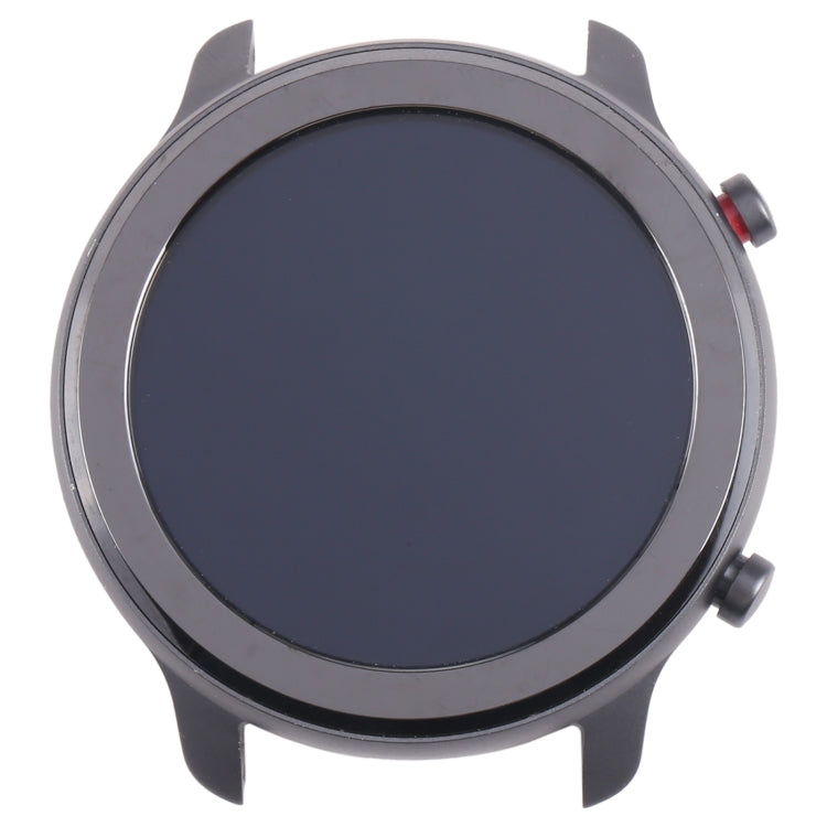 Amazfit GTR 47mm original LCD screen digitizer full assembly, showcasing the screen and touch digitizer with frame.