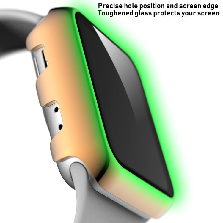 Full Coverage PlatingGlass for Apple Watch Series 3, 2, and 1 in various colors, showcasing its sleek design and protective features.