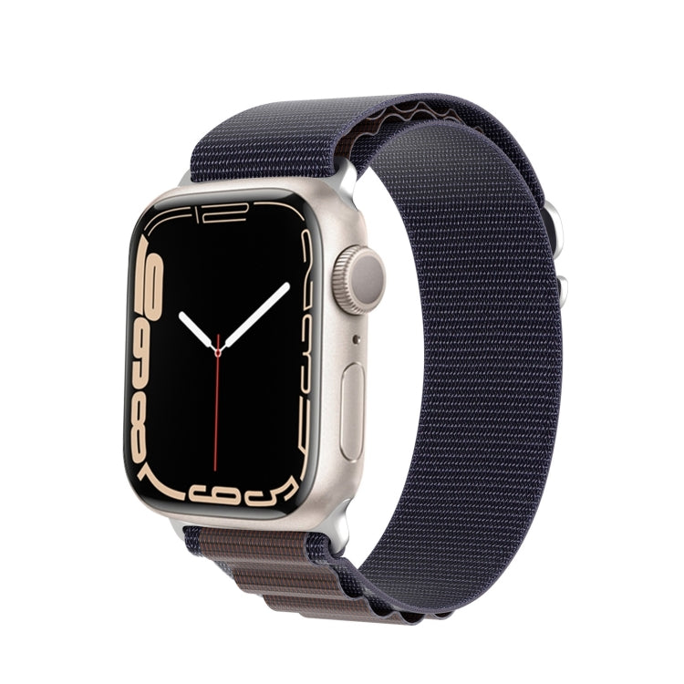 DUX DUCIS GS Series Nylon Loop Watch strap for Apple Watch Series 3 42mm in various colors, showcasing its ergonomic design and adjustable features.