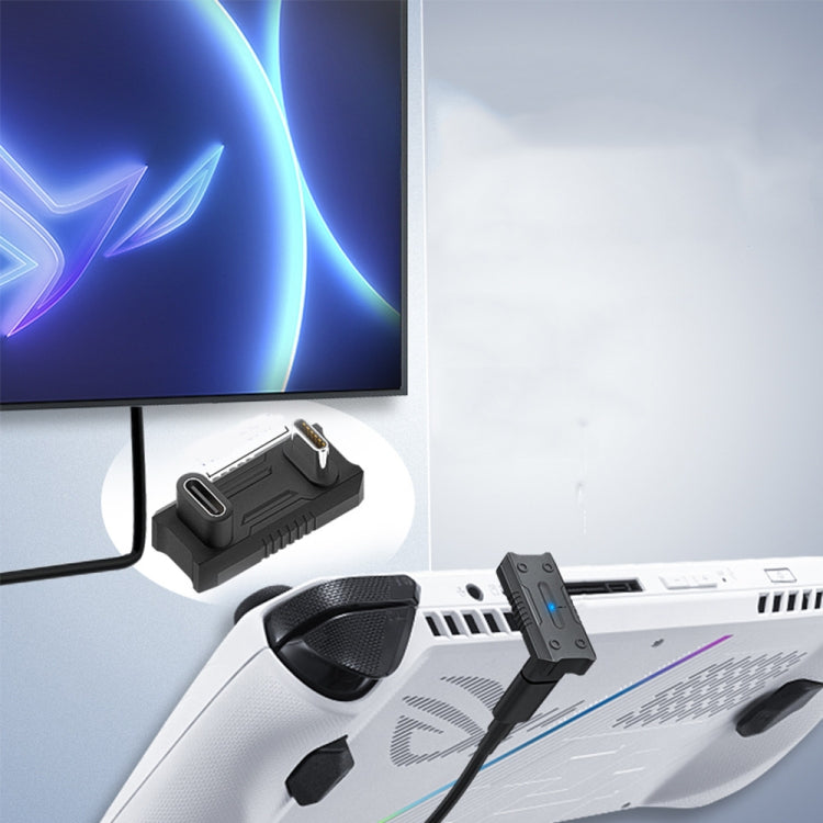 ASUS ROG Ally / Switch 20Gbps Data Adapter showcasing its sleek design and USB-C connectors.