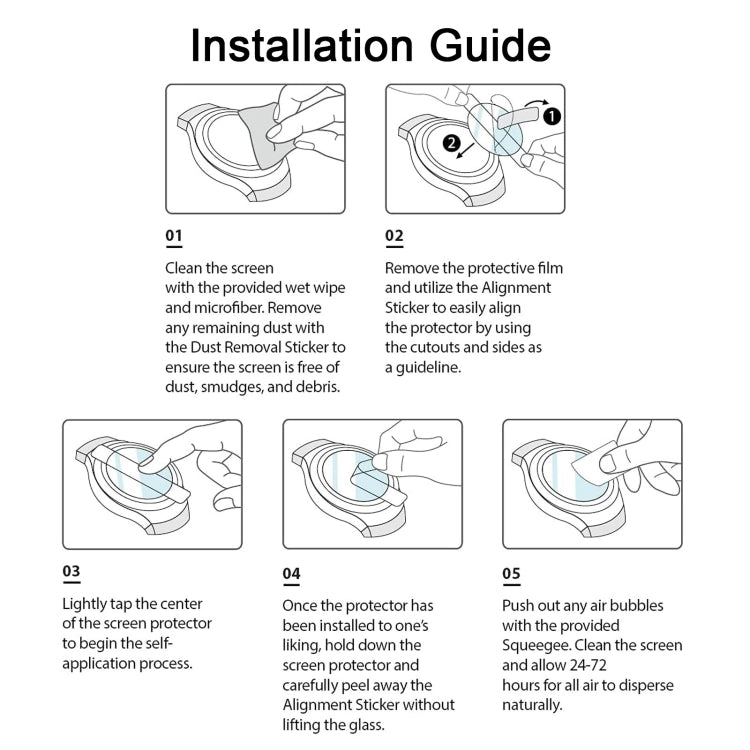 Tempered glass screen protector for Garmin Fenix 6, showcasing its clarity and durability.
