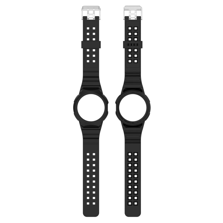 Integrated Fully Enclosed Silicone Watch Strap for Google Pixel Watch 2, showcasing its sleek design and protective frame.